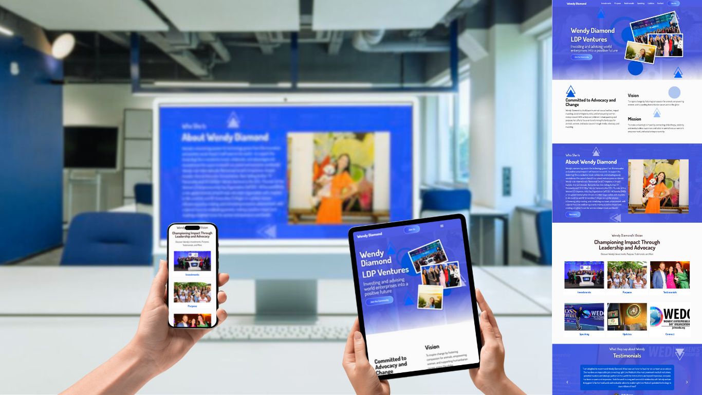 WendyDiamond.org - Freelance Web Developer Work Samples
